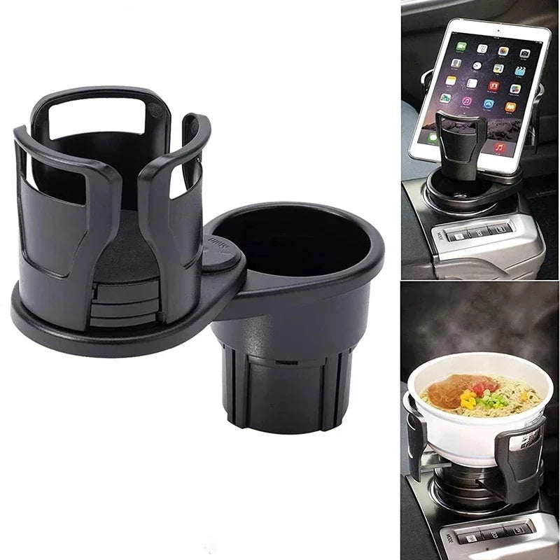 Car Cup Holder Expander – Fits Big Bottles & Tumblers