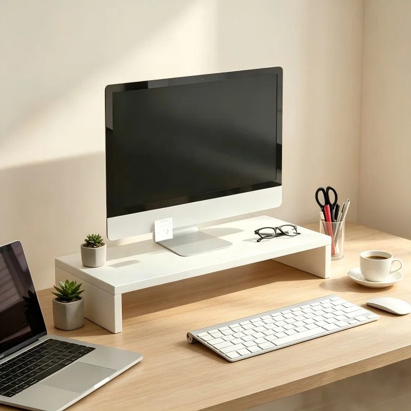 Base de aluminio para monitor – Pantalla a la altura de tus ojos