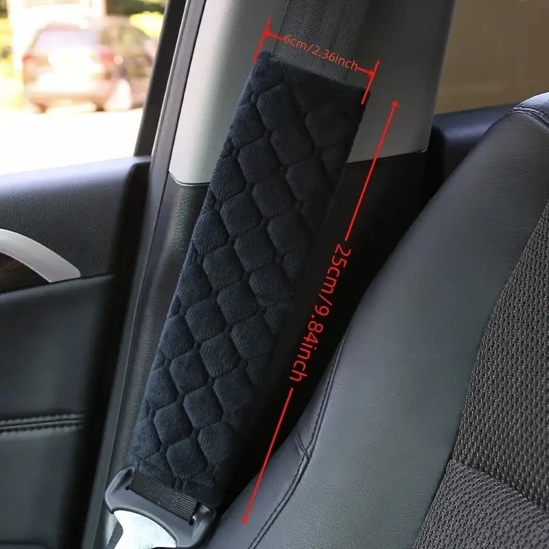 Soft Seat Belt Shoulder Pads (2-Pack) – No More Neck Rub
