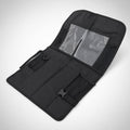 Black car seat back organizer
