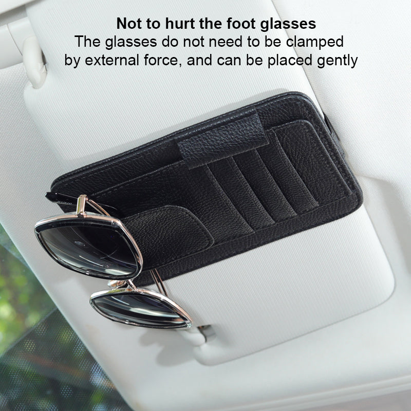 Car Sun Visor Organizer – Cards, Sunglasses & Pen Holder